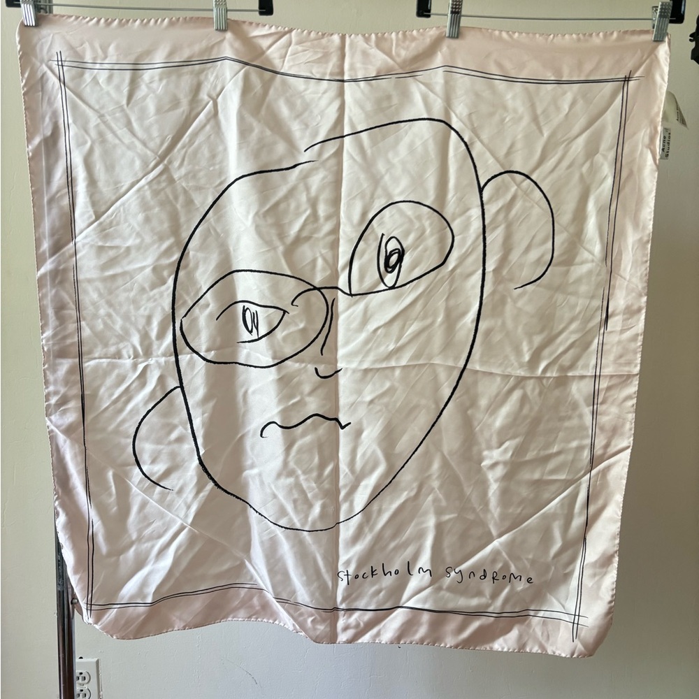 Acne Studios Limited Addition Pink Silk Scarf